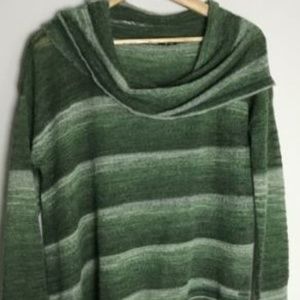 Prana Women Medium Green Wool Alpaca Blend Sweater